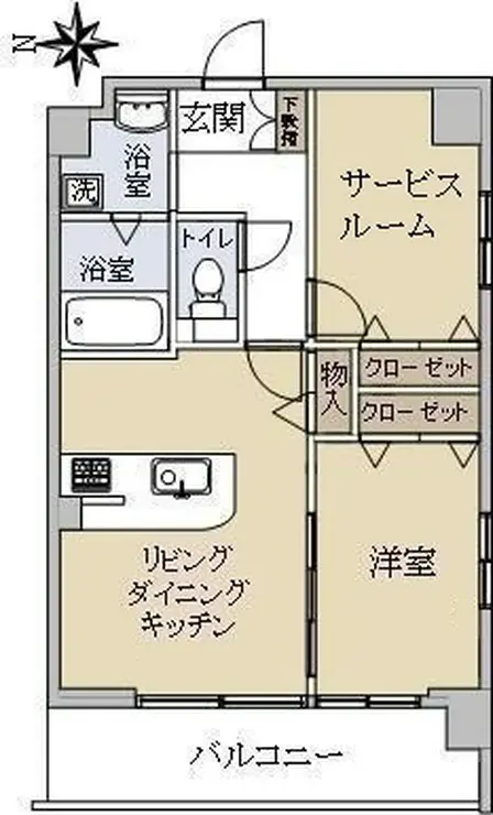 ラフィネブランシュ 1階階 間取り