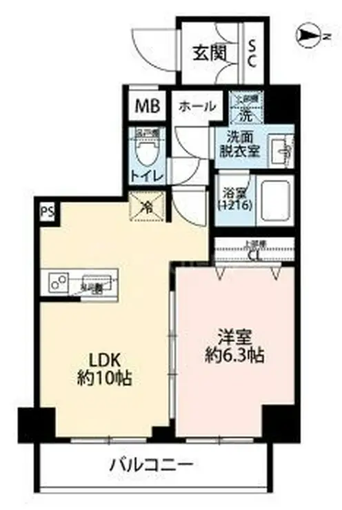 プレール・ドゥーク本所吾妻橋V 2階階 間取り