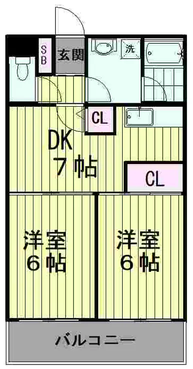 メゾンプロスパー 4階階 間取り