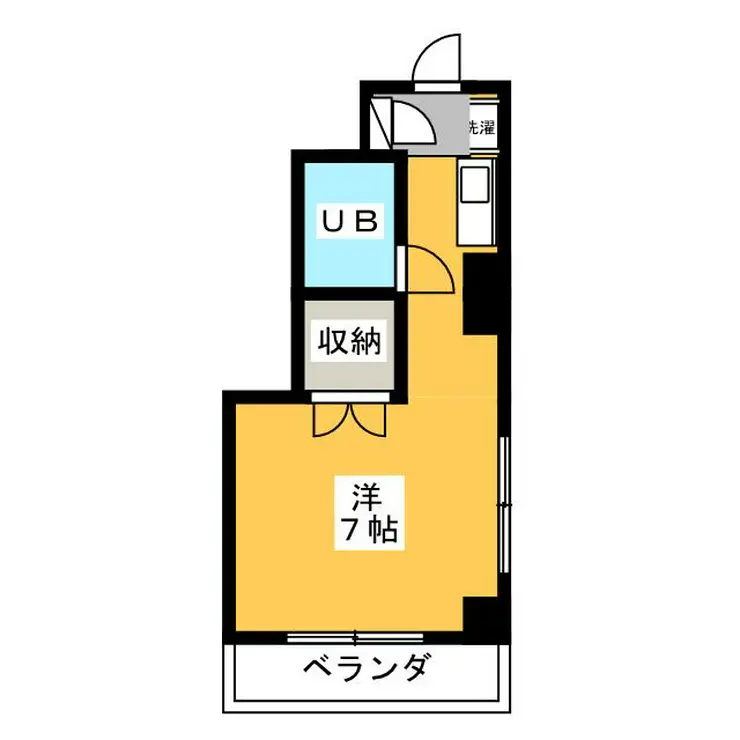 清和ハイツ 4階階 間取り