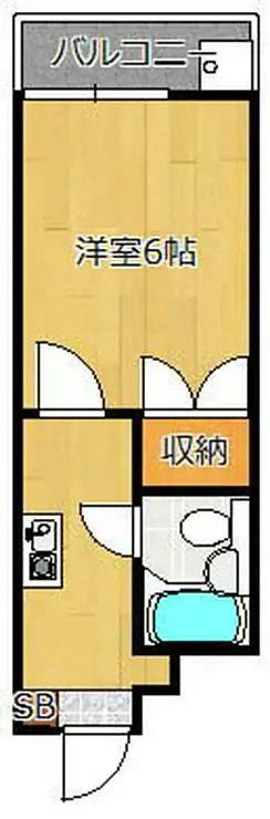 マンションパール世田谷 3階階 間取り