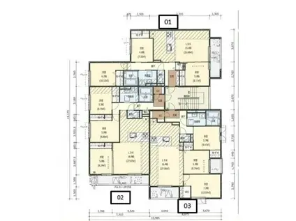 ラ ルーシュ(3LDK/1階)の間取り写真