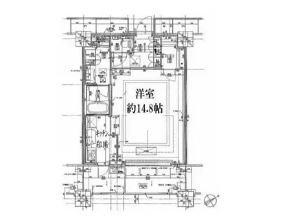 アウルタワー OWL TOWER(1K/44階)の間取り写真