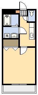 サンリットコートS・T(1K/4階)の間取り写真