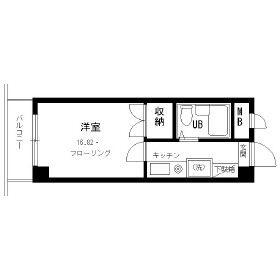 コアクレスト桜ヶ丘(1K/3階)の間取り写真
