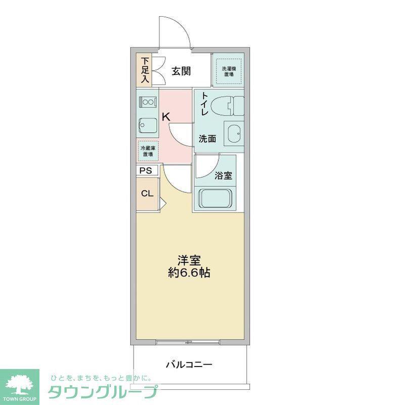LA DOUCEURお花茶屋II(1K/4階)の間取り写真