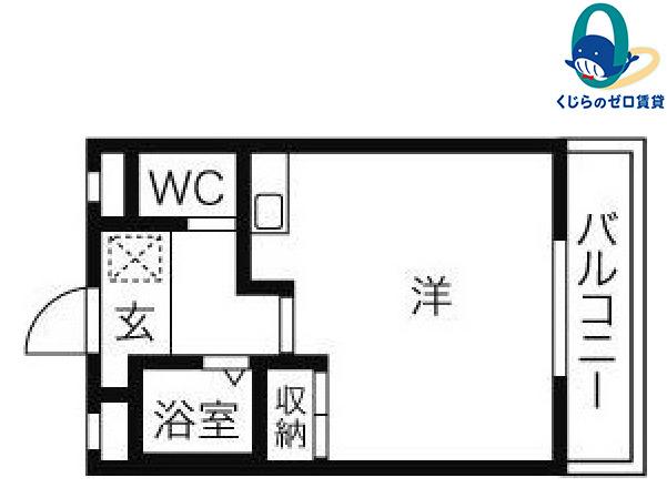 ドール新栄(ワンルーム/5階)の間取り写真