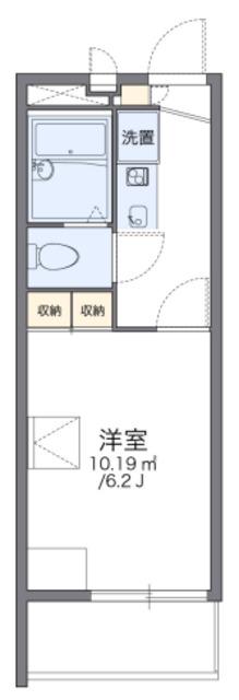 レオパレスピュア(1K/3階)の間取り写真