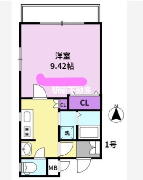 SALA13(1K/3階)の間取り写真