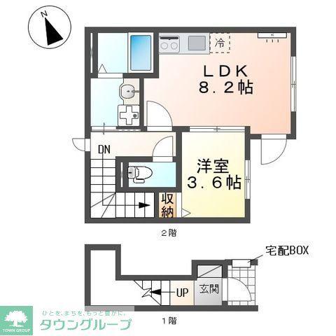 KIRAMEKI 煌(1LDK/2階)の間取り写真