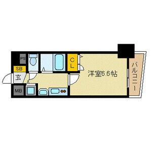 プレサンス千種駅前ネオステージ(1K/3階)の間取り写真