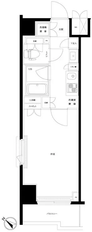 ルーブル多摩川南六郷 9階階 間取り