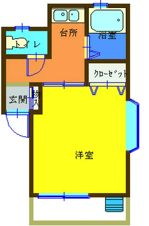 エンゼルハイツ 2階階 間取り