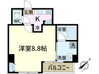 セレクトーン(1K/5階)の間取り写真