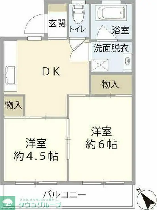 堀木マンション 1階階 間取り