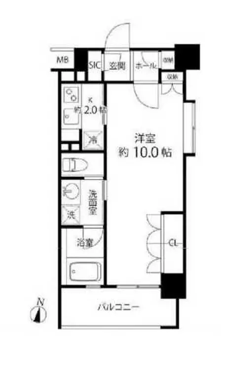 リリエンベルグ目白壱番館 2階階 間取り