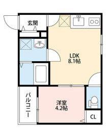MYノアーヴェ(1LDK/3階)の間取り写真