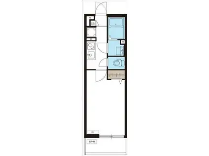 リブリ・ブラン メゾン 壱番館(1K/1階)の間取り写真