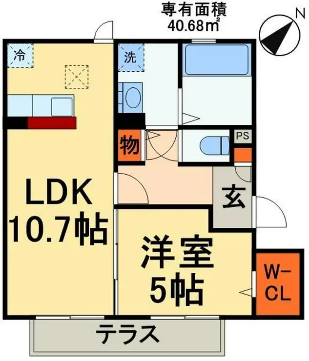 ウェルデンス幕張 3階階 間取り