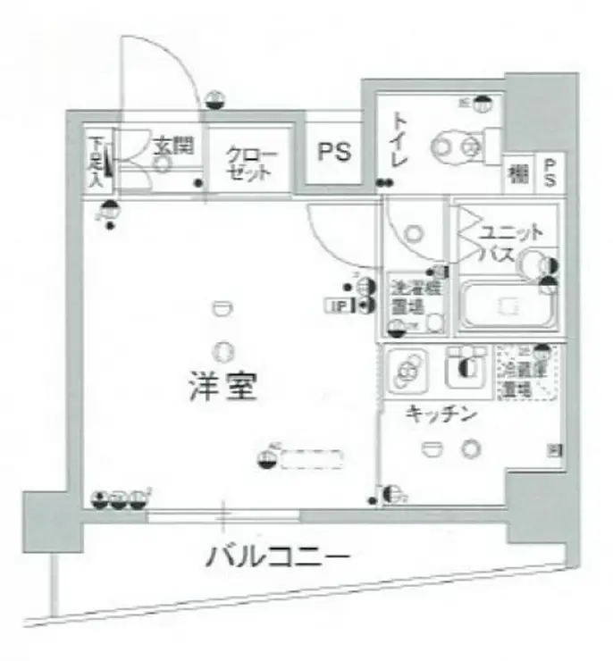 スカイコート九段下 5階階 間取り