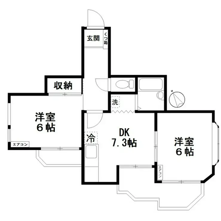 シャンテ代々木上原 3階階 間取り