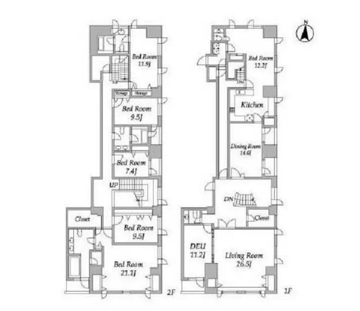 プライムスクエアシティ 12階階 間取り