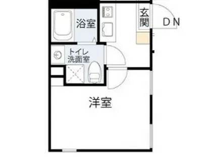 ISD下高井戸(1K/4階)の間取り写真