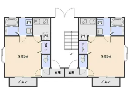 ＪＲ豊肥本線 原水駅 徒歩11分 2階建 築24年(1K/1階)の間取り写真