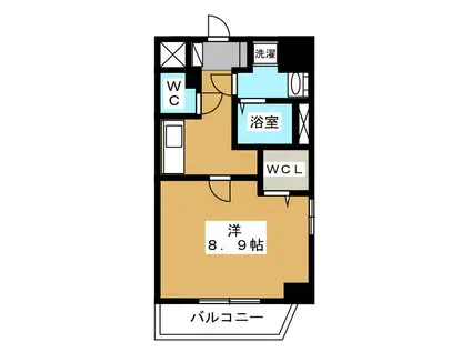 BIANCO NERO MACHIDA(1K/3階)の間取り写真