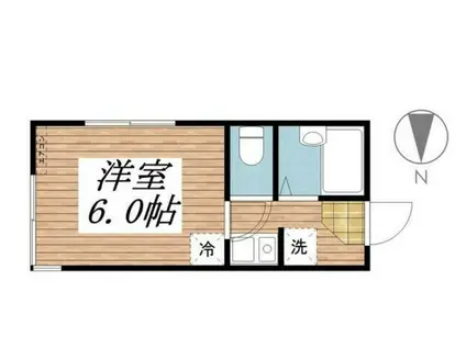 エムズ横浜(1K/1階)の間取り写真