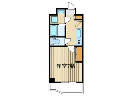 サンタ・フィールズ(1K/4階)の間取り写真