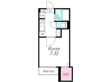 グランコート川口鶴が丸計画(1K/3階)の間取り写真