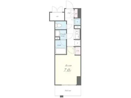 セイワパレス丸の内駅前(1K/12階)の間取り写真