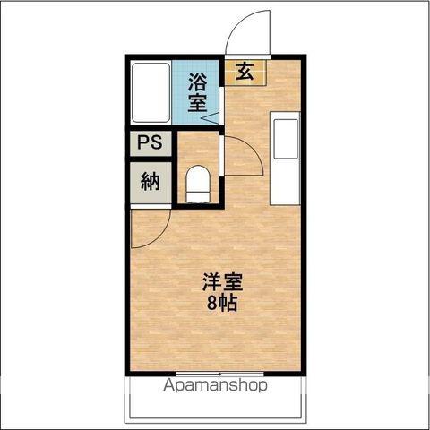 グレイス荒田壱番館(ワンルーム/5階)の間取り写真