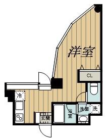 プリマヴェーラ問屋町(ワンルーム/7階)の間取り写真