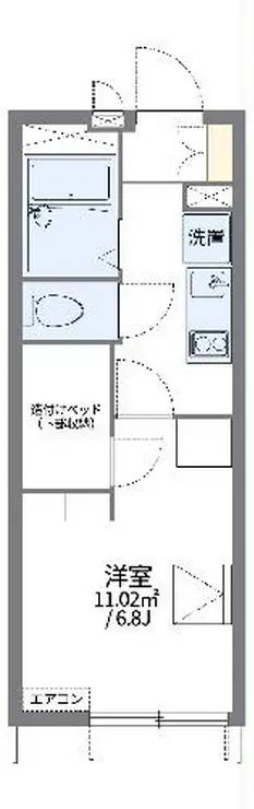 レオパレスサントリーニ 1階階 間取り