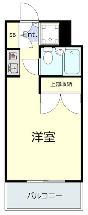 パーク・ノヴァ横浜阪東橋南 2階階 間取り