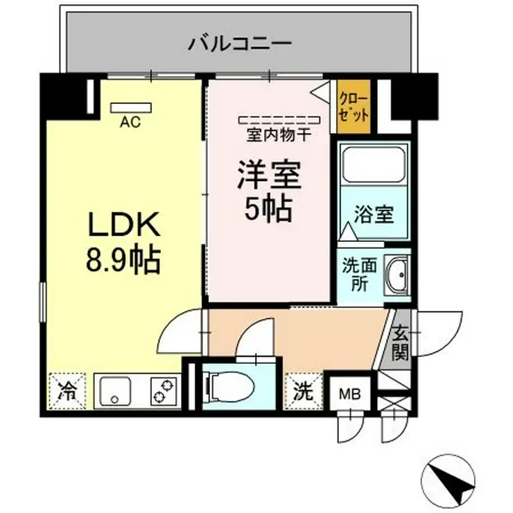 エンドレスタワー 9階階 間取り