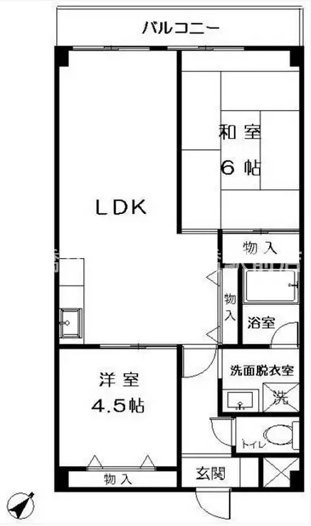 メゾンオカムラ 3階階 間取り