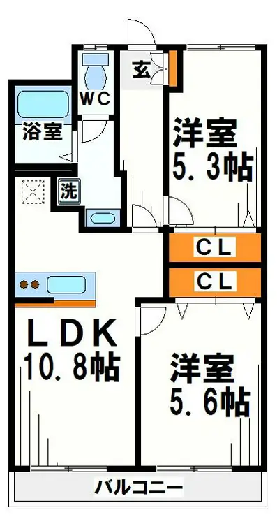横田ファイブ 3階階 間取り