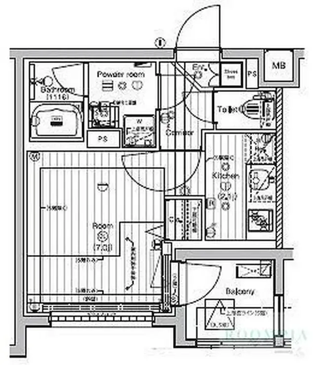 PREMIUM CUBE 新宿中井 3階階 間取り
