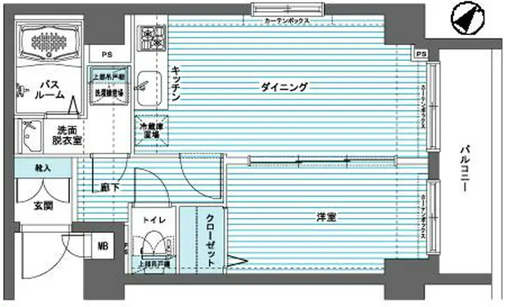 エルミタージュ代田橋 4階階 間取り