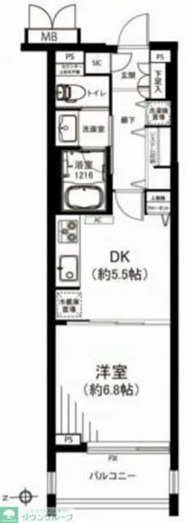 アトランティス三鷹 3階階 間取り