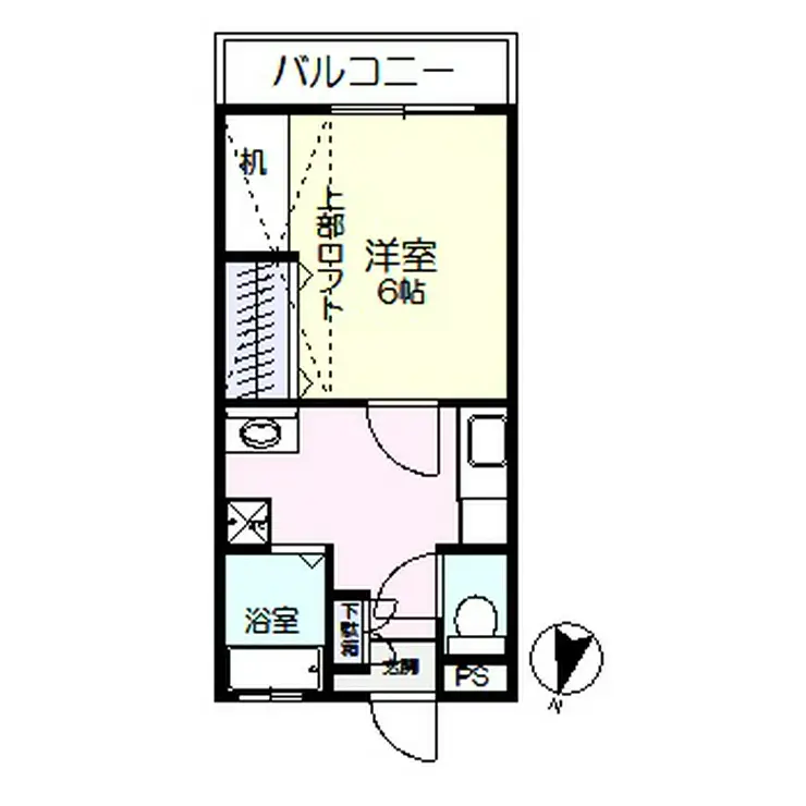 ハイツシノザキ 1階階 間取り
