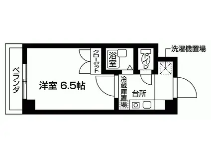 パル壽光(1K/3階)の間取り写真