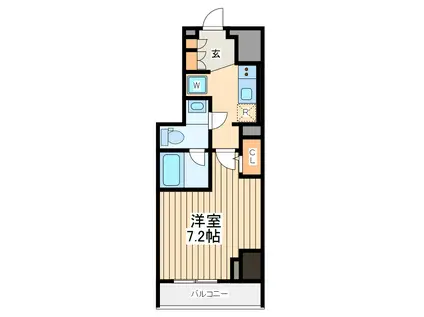 アイルイムーブル弘明寺(1K/4階)の間取り写真