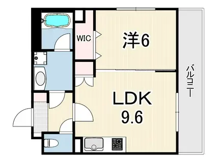 アークメゾン王子公園(1LDK/2階)の間取り写真