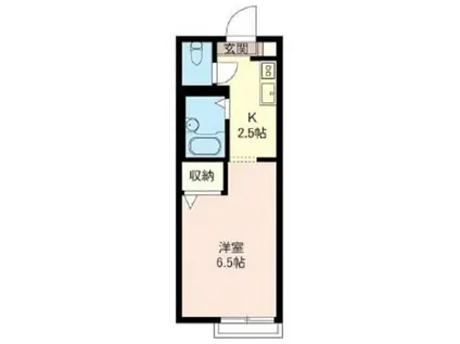 SUNハイム(1K/1階)の間取り写真