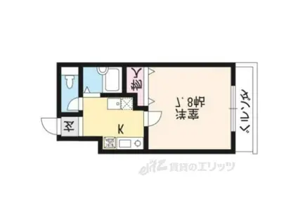 スプラウト(1K/1階)の間取り写真