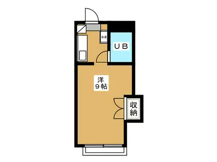 長洲アイビーフラット(ワンルーム/2階)の間取り写真